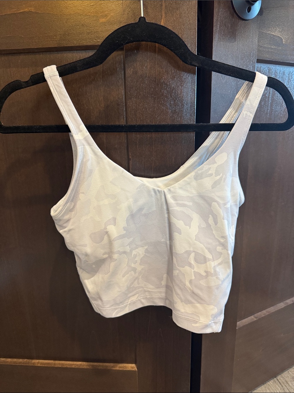 lululemon athletica Light Gray Camo Align Tank Top